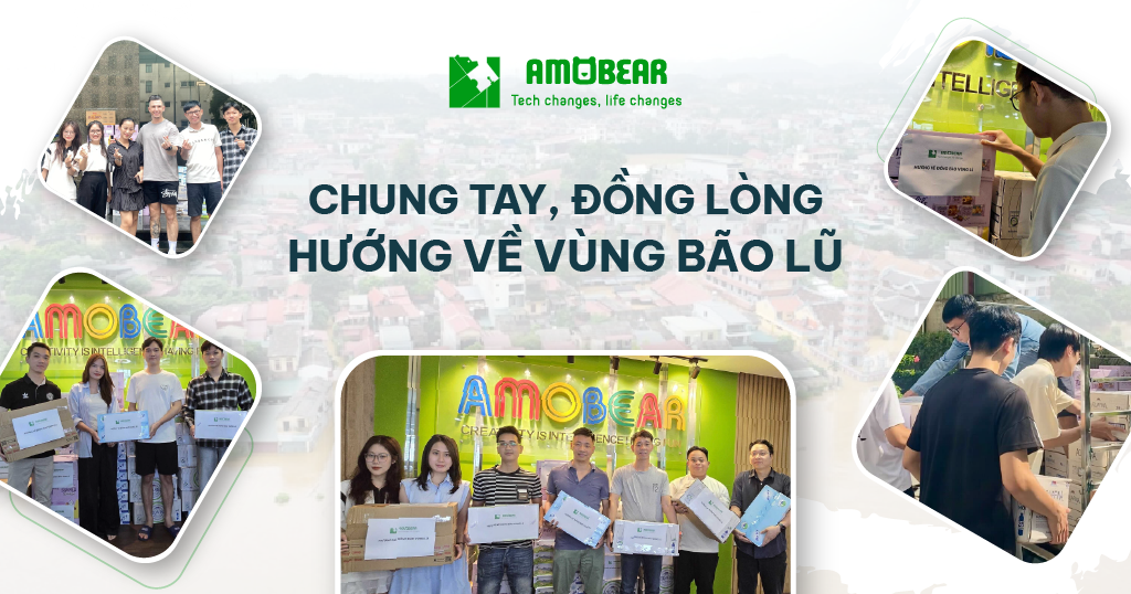 Amobear – Hướng về đồng bào vùng lũ